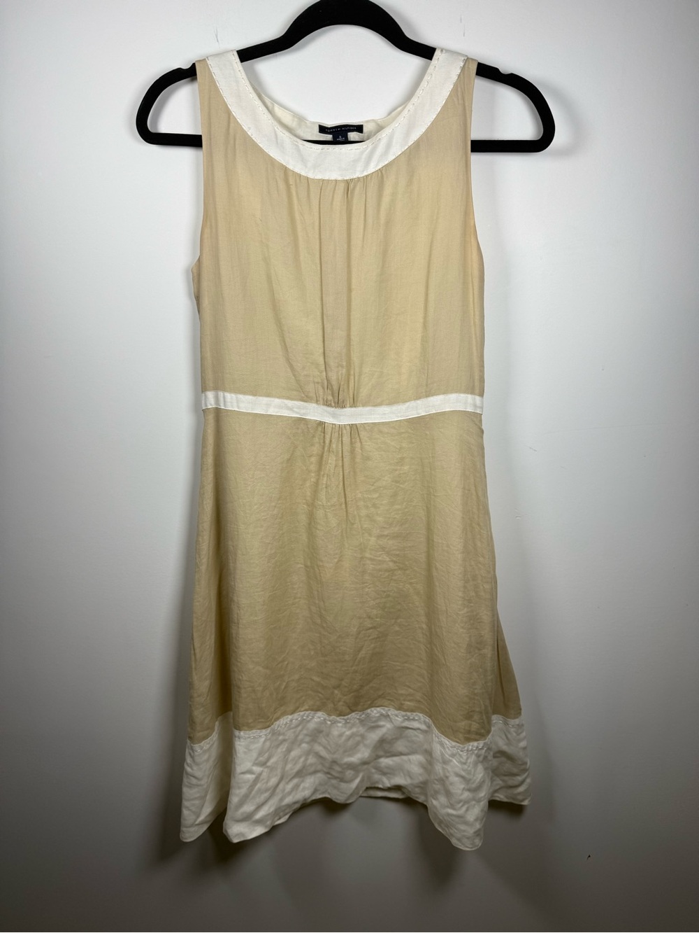 TOMMY HILFIGER | Y2K Beige Sheath Dress Size 6